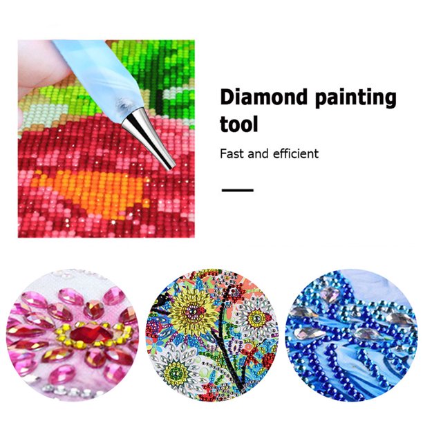 18 piezas herramienta de pintura de diamante DIY de plástico profesional,  Set de pluma de taladro de arte de pintura de diamante Manual Simple