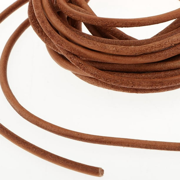 Cordón de cuero para kit de fabricación de joyas, 78.7 ft de ancho, cordón  de cuero de 0.079 in de ancho, cuerda de joyería y 250 piezas de joyería