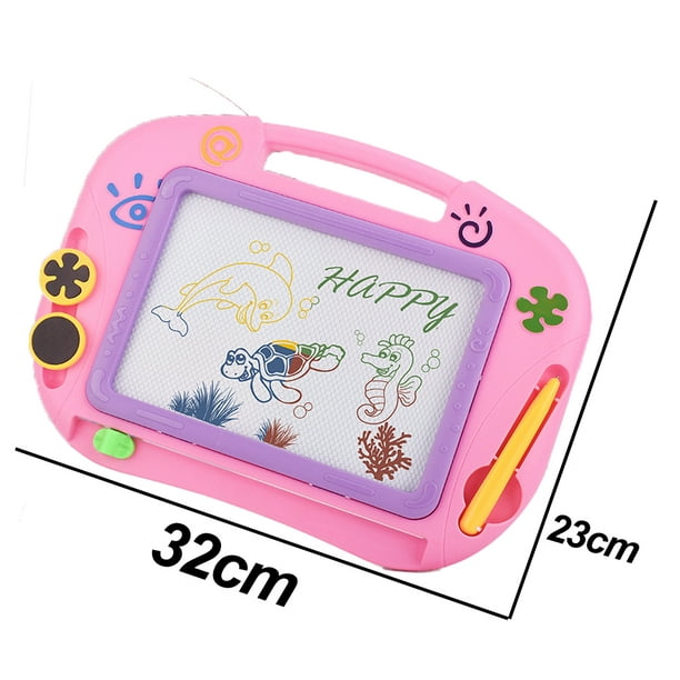Juguetes para niños pequeños para niñas de 1 2 3 4 5 años, tablero de  dibujo magnético Zhivalor CPB-US-XD1536-3
