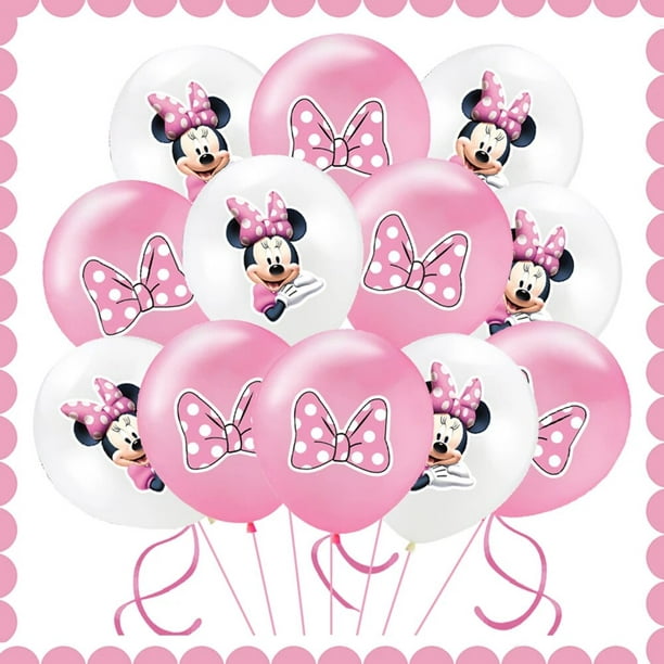 Decoracion Cumpleaños Vajilla de Fiesta, Minnie Mouse Vajilla