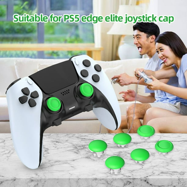 6 uds Joystick Thumb Stick Grip Cap antideslizante para PS5 Edge