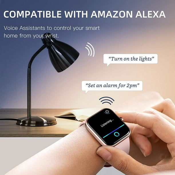 Reloj inteligente Compatible con iPhone: Pantalla HD de 1,69 pulgadas Reloj  resistente al agua hasta 5 ATM Levamdar CZDZ-HY131-1