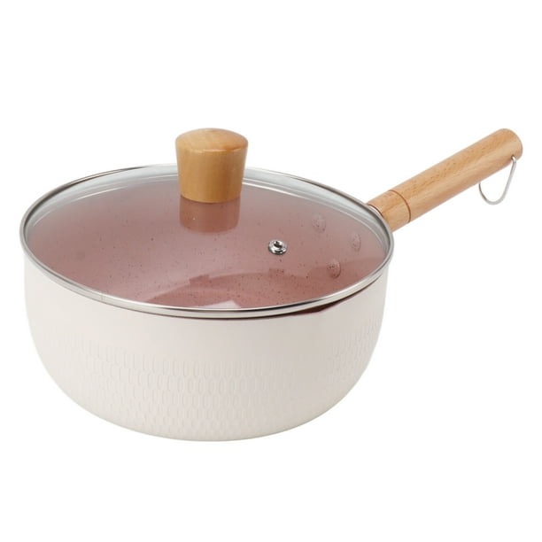 Olla de Cocina Cacerola Antiadherente con Tapa Olla de Carote Duradera Olla  Pequeña de Comida Complementaria para bebé para Cocina Casera ANGGREK Otros