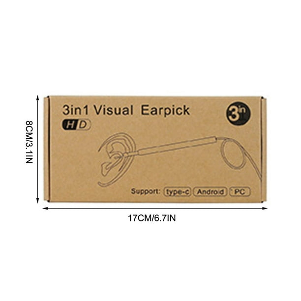Cámara endoscópica USB 3 en 1 Cámara de inspección de serpiente USB  impermeable IP67 de 5,5 blando de 10 m Sunnimix endoscopio industrial
