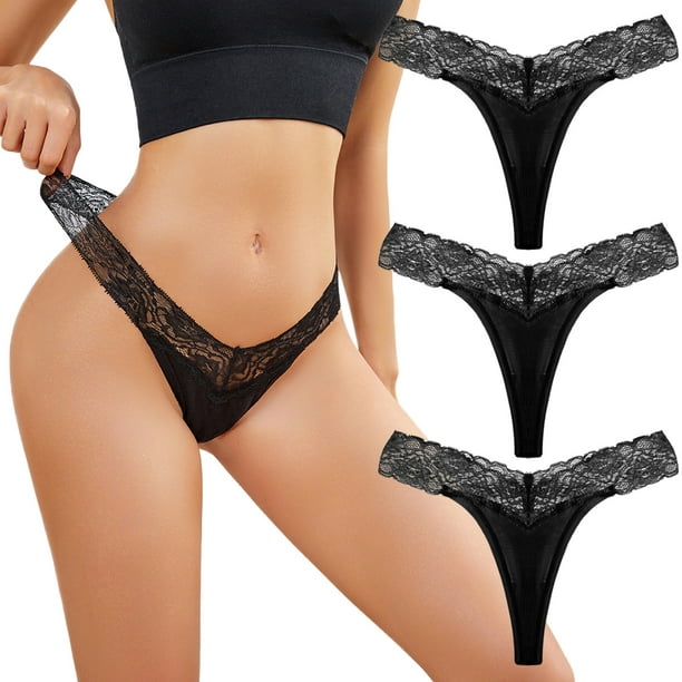  Tanga sexy de Navidad para mujer, ropa interior