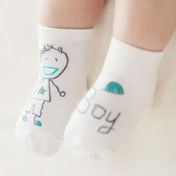 Bolsa Bonitos con estampado de dibujos para bebés y niñas calcetines cortos de a Sywqhk Para Estrenar | Walmart en línea