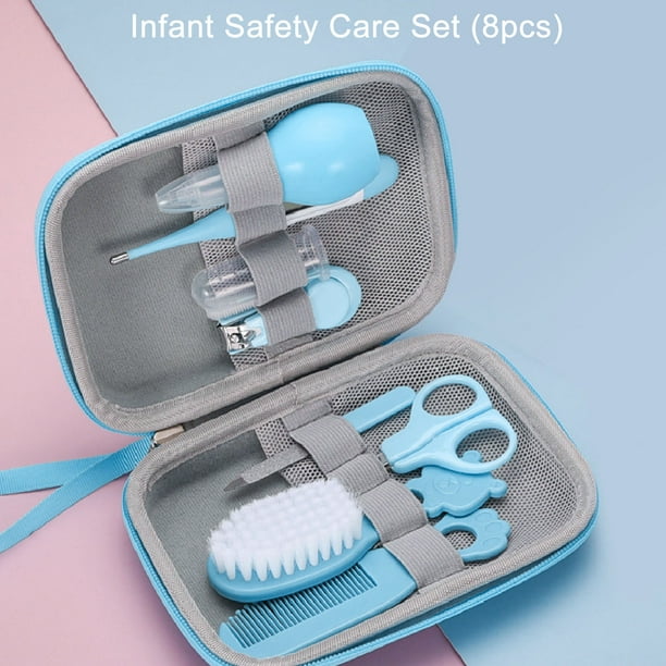 8pcs portátiles Kit para el cuidado del bebé recién nacido Kit de