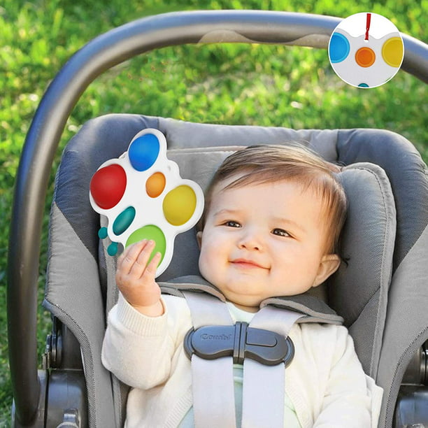 Juguetes sensoriales simples para bebés a partir de 6 meses, acertijo para  niños pequeños, juguetes para inquietos con hoyuelos para niños que liberan  el estrés y la ansiedad Zhivalor WRMH-508