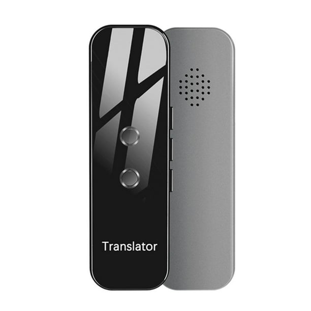 Traductor Instantáneo Inteligente Portátil 72 Gris Yotijar Traductor de voz  en tiempo real
