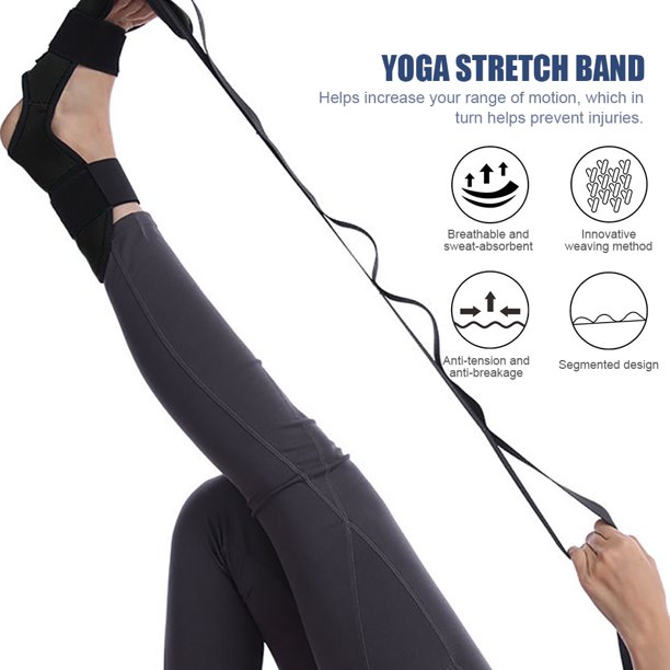 Cinturón de estiramiento de ligamentos de yoga, cinturón de entrenamiento  de piernas, cinturón de corrección de cinturón de estiramiento profesional