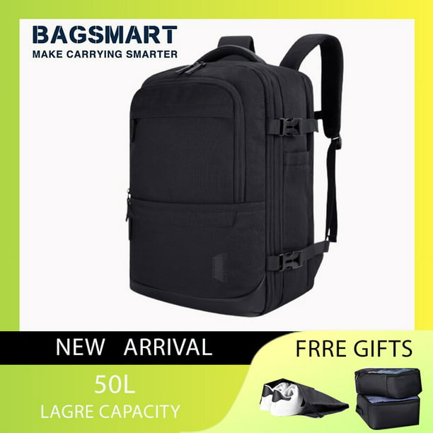 Mochila de viaje, mochila extra grande, mochila de transporte, mochila  grande expandible aprobada para vuelos de 40 L, impermeable, equipaje de