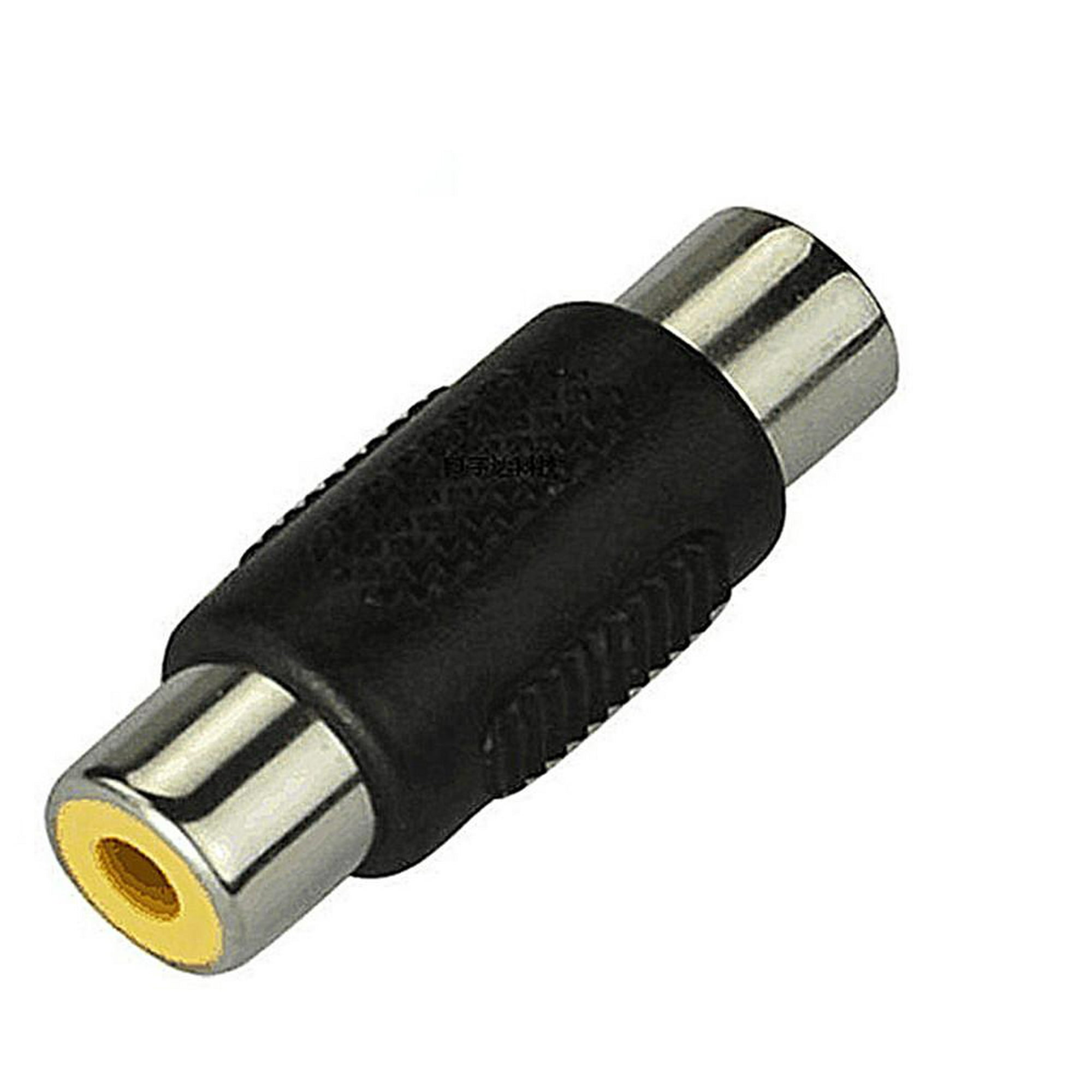 Conector Adaptador De Sonido Y Video Rca Acoplamiento De Enchufe Audio Video Cuticat Rca 