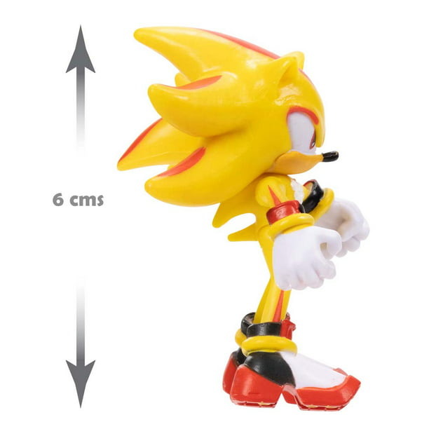 Figura de acción de Sonic The Hedgehog, juguete coleccionable Shadow de 2.5  pulgadas