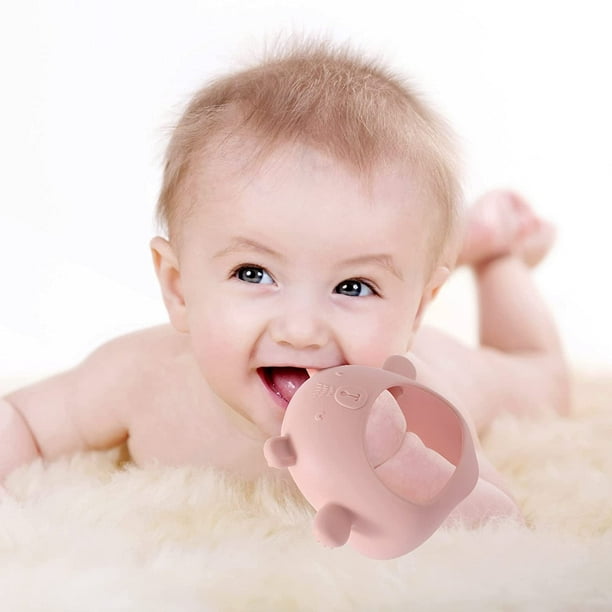 Mordedores para bebés de 0 a 6 meses – Juguetes de dentición para bebés  recién nacidos – Mordedor de silicona seguro para el congelador – Juguetes  de
