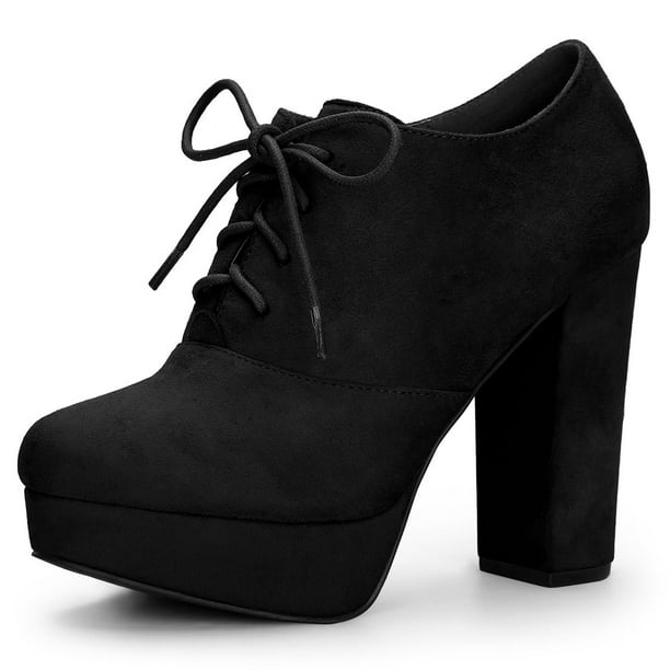 Botin negro mujer discount plataforma