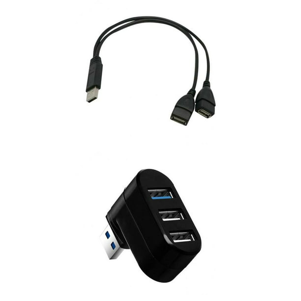  UGREEN Interruptor de uso compartido USB 2.0, caja adaptadora  de interruptor periférico, 2 computadoras, 1 concentrador de dispositivo USB  para escáner de impresora con 2 cables USB 2.0 macho : Electrónica