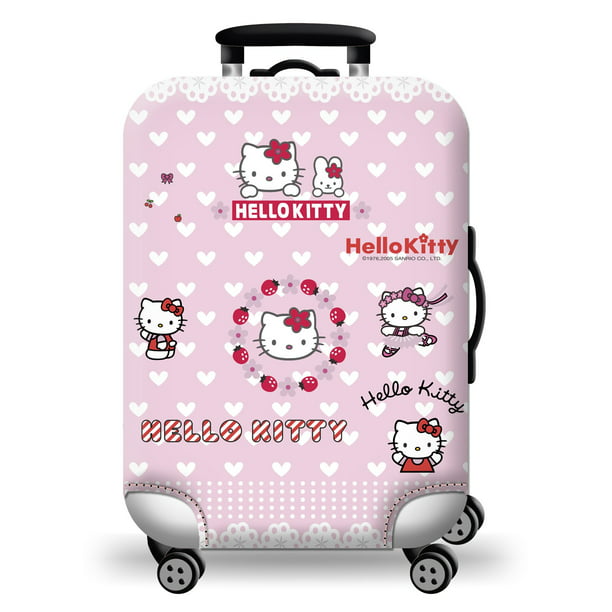 Funda antipolvo para maleta de viaje de Hello Kitty para mujer, cubierta  protectora de equipaje para Carro de 18-30 pulgadas, accesorios bonitos