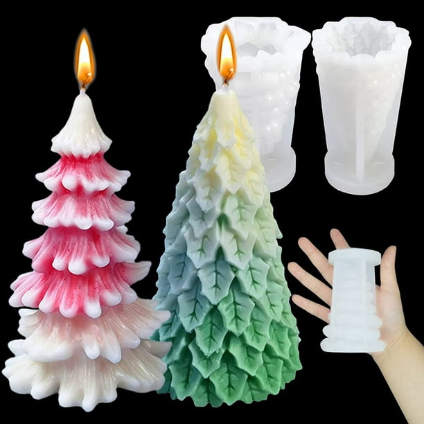 Comprar Moldes de velas de silicona con texturas, molde de vela