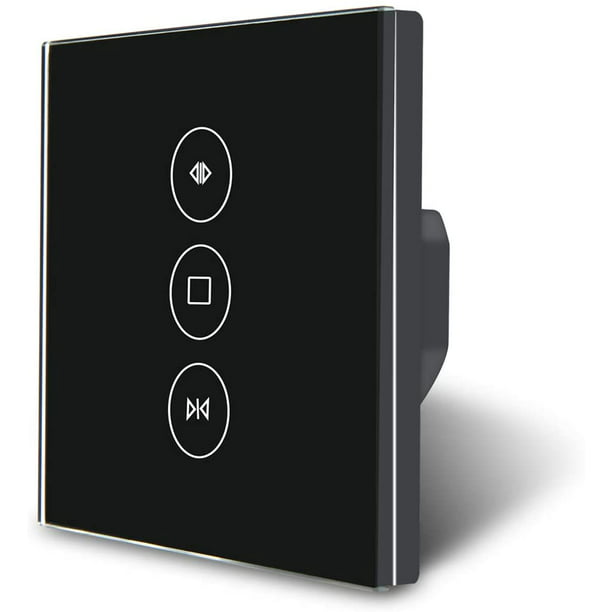 Interruptor de cortina inteligente WiFi Control remoto con Smart Life  Compatible con Alexa Echo y Google Home WIFI Interruptor táctil Interruptor  de persiana enrollable Ormromra ZH-152-1