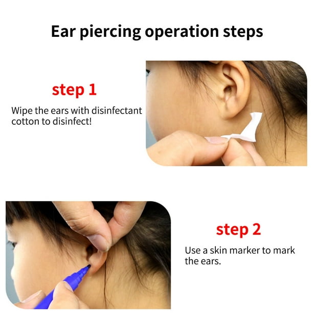 Qarigey Perforador de oreja profesional, dispositivo perforador de
