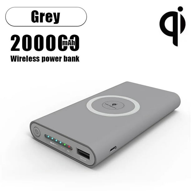 New 200000mAh Wireless Power Bank Ultra-large capacity Two-way Super Fast  Charging For IPhone Type-c External Battery Powerbank