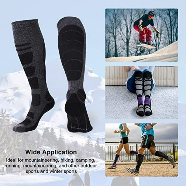 Calcetines de esquí de lana merino suaves y cálidos - Ski Warm
