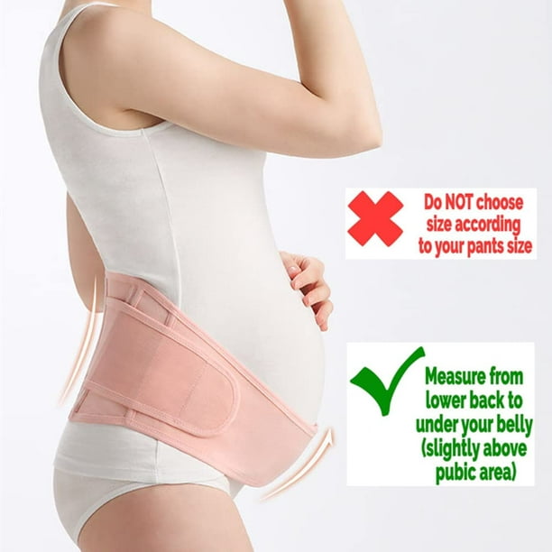 Bandas de vientre de maternidad para mujeres embarazadas, para todas las  etapas del embarazo, cinturón de maternidad con soporte de espalda  transpirable, cinturón de soporte pélvico y cintura para el embarazo, faja
