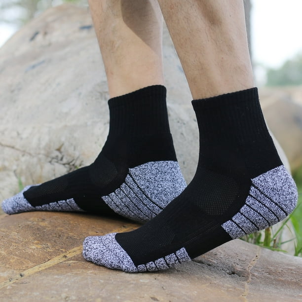 Calcetines 3 pares de calcetines de senderismo acolchados para hombre, para  deportes al aire libre, informales, de algodón, para senderismo, senderismo  y caminar Irfora Calcetines