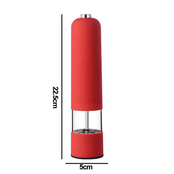 Molinillo eléctrico de sal y pimienta - Molinillos de especias de acero  inoxidable automáticos, recargables, con batería y con luz Ormromra  CPB-DE-LYY1543-1