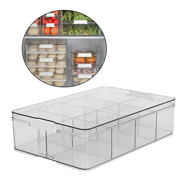 1 Cubo Organizador De Nevera, Cubos De Plástico Transparente Para Nevera,  Congelador, Armario De Cocina, Organización Y Almacenamiento De Despensa, Or