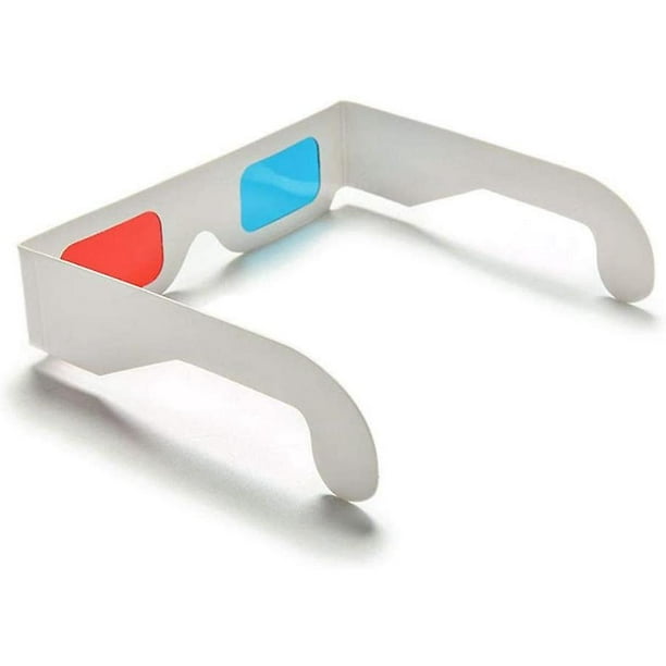 Othmro 2 lentes de estilo 3D duraderos, lentes de visualización 3D, lentes  de juego de película 3D, lentes 3D, lentes de filtro de papel de resina