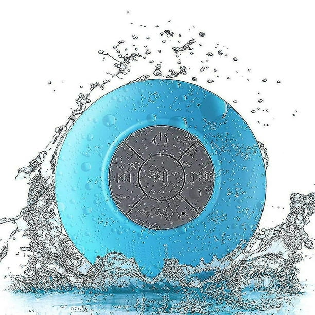 Altavoces Bluetooth inalámbricos – Altavoz de ducha colorido – Altavoz  Bluetooth resistente al agua avanzado con instalación de ventosa