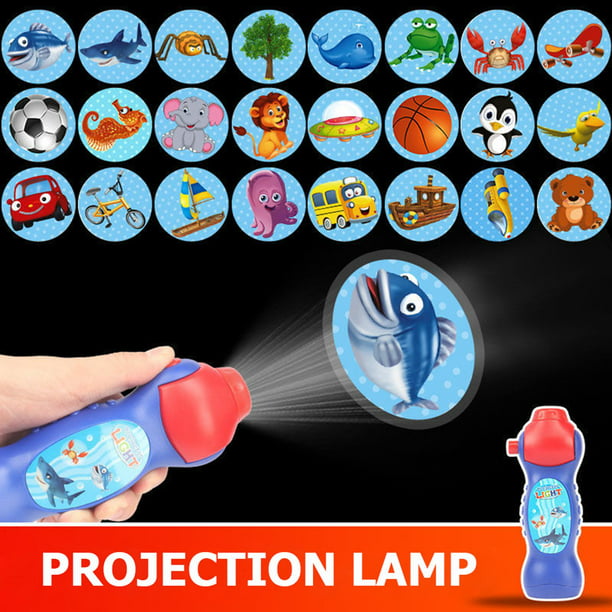 Proyector De Linterna Infantil, Linterna con Proyector con 24 Dibujos,  Linterna Proyector Spiderman Niño Regalo de Educación Temprana para Niños y  Niñas (Rojo) : : Iluminación