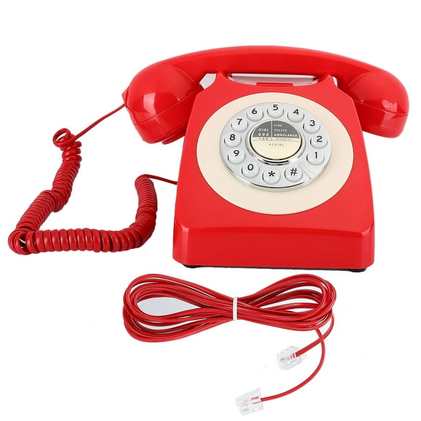  Teléfono antiguo - Teléfono giratorio - Teléfono retro