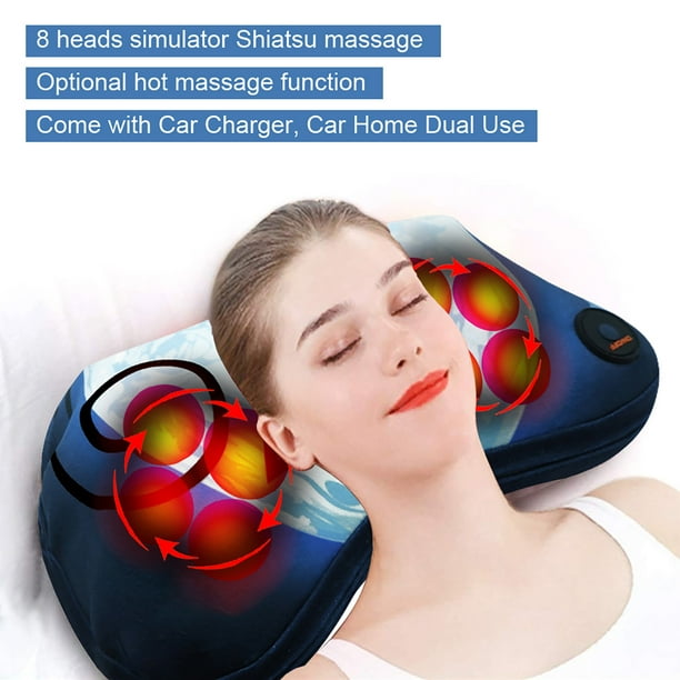 Masajeador de espalda y cuello electrico Shiatsu con calor regalo mujer  mama New 