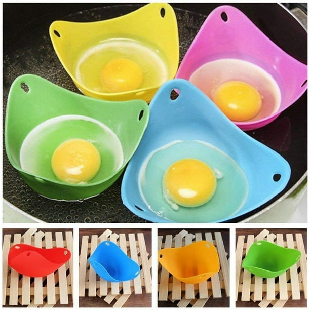 Taza de silicona para huevos de 5 piezas, soporte de silicona