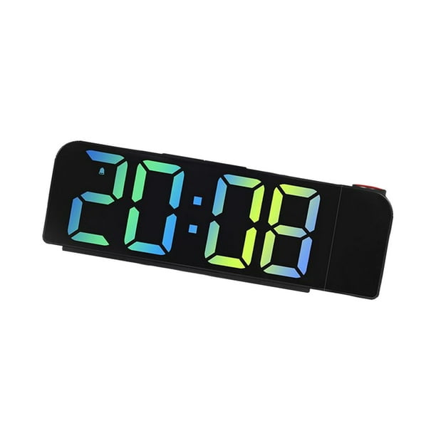 reloj despertador digital mesa o pared led 3d 3 niveles bril