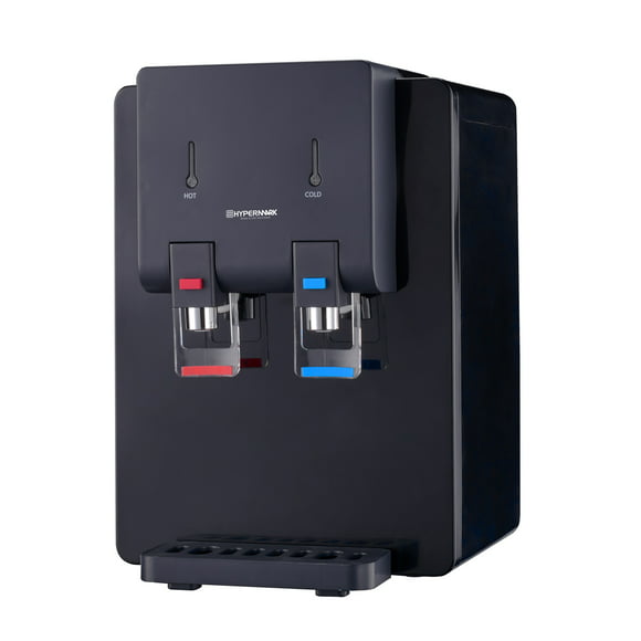 despachador de agua fría y caliente negro para mesa hypermark home  life solutions chilliwater hm0053w