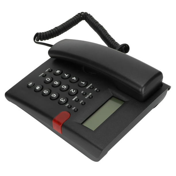 Teléfono fijo, K010A‑1 Teléfono de escritorio con cable Teléfono fijo  doméstico Teléfono de escritorio con cable Altamente versátil