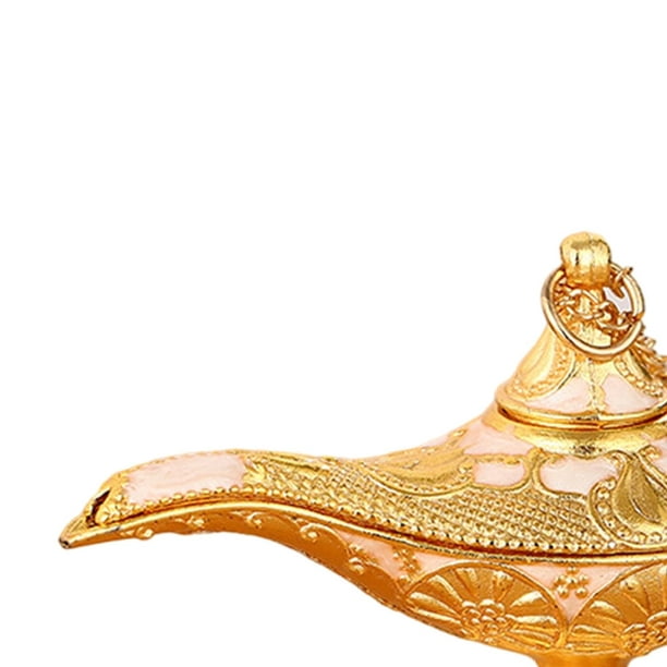 Lámpara Aladdin, regalo de luz de genio mágico con exquisito patrón de  grabado vintage, lámpara de deseos decoración para el hogar, oficina, boda