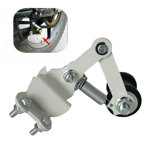 Ajustador de cadena de motocicleta con tensor de cadena de polea de ruedas  de guía para moto de cross Wdftyju Accesorios para autos y motos