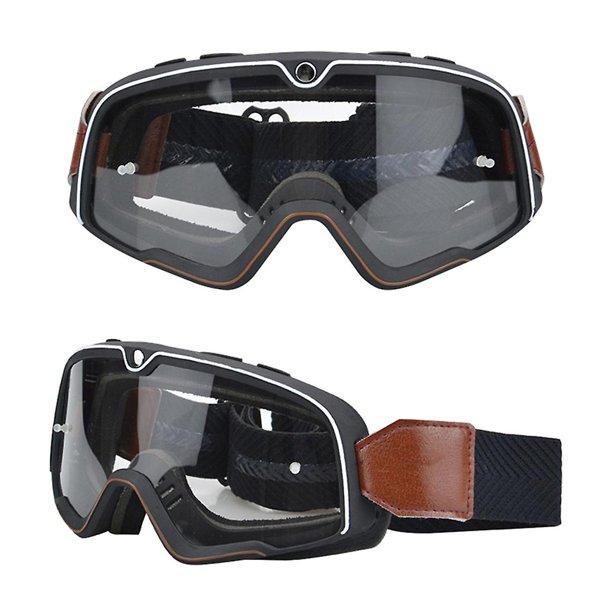 Gafas Moto Vintage Gafas clásicas Gafas Proteger los ojos Casco Gafas  YONGSHENG