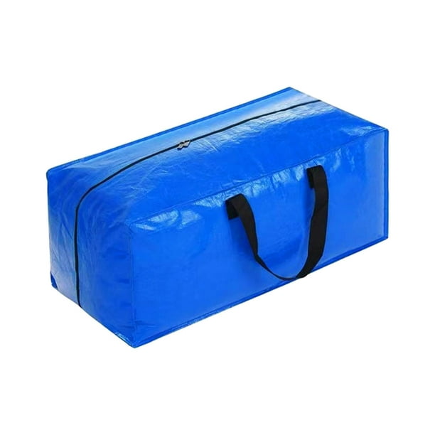 BAG-THAT! 10 bolsas de mudanza negras extra grandes y resistentes bolsas de  almacenamiento con cremallera superior asas para almacenamiento, bolsas de