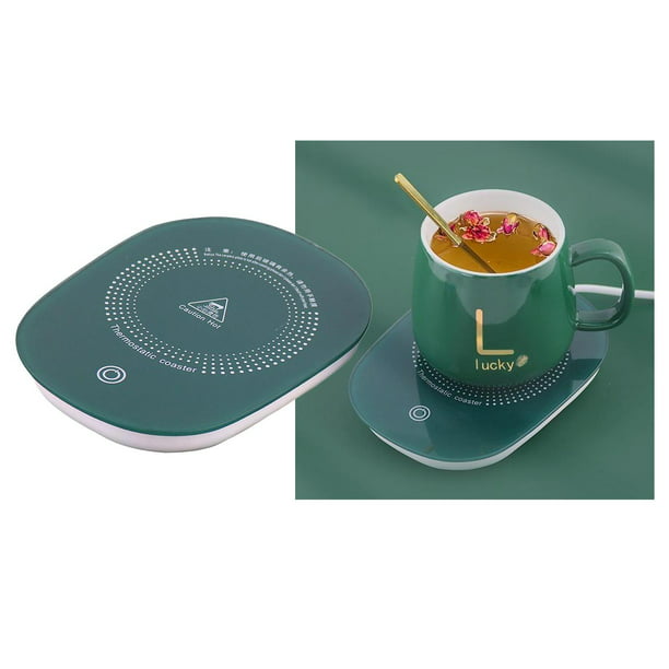 Calentador de taza de café con , calentador automático de bebidas Taza + +  Pad Sunnimix taza de almohadilla térmica