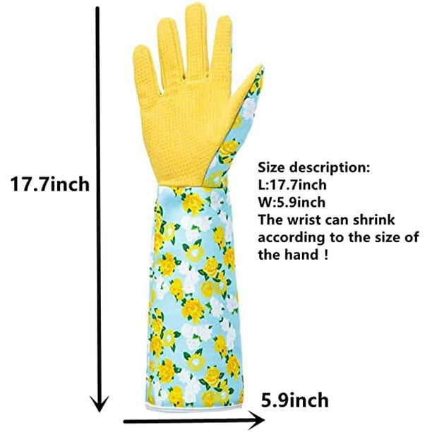 1 par de guantes de jardinería de cuero para hombres y mujeres, guantes de  trabajo de jardín a prueba de espinas y cortes