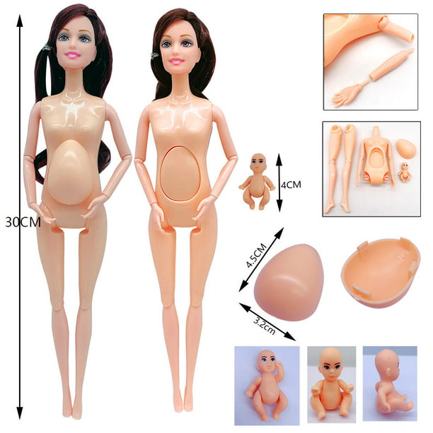 Set de 10 BARBIE incluyendo la barbie embarazada (comple…