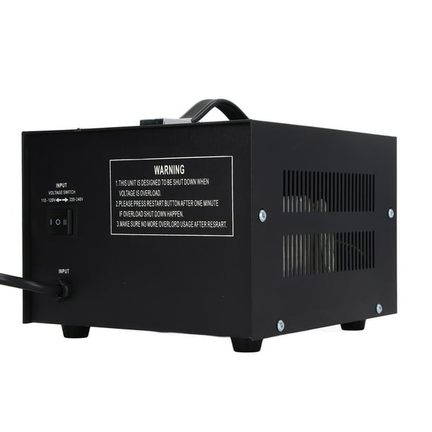 Transformador convertidor de voltaje, transformador elevador de 3000 W,  convertidor de voltaje de 220 V - 110 V/110 V - transformador de 220 V para