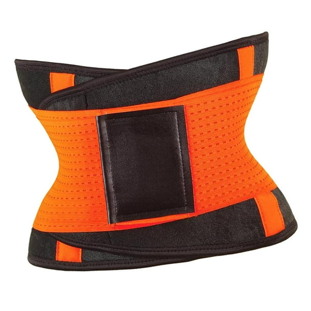Cinturones Transpirables para Mujer Corsé Adelgazante cinturo Adelgazante  In Stretch - Naranja 3XL Yinane Entrenador de cintura para mujer