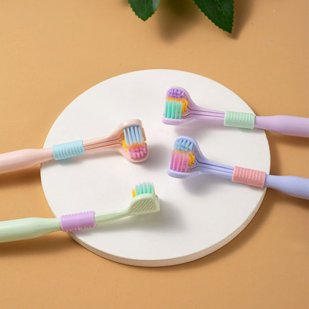 4 piezas familia Kit ) 3d Set cepillo de diente con cerdas suaves con  apartado Caja de almacenamiento , adulto cerda suave de viaje Cepillo de  dientes , cerda suave Cepillo