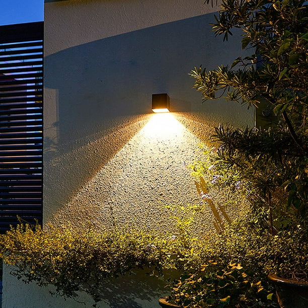 Cateissary Lámpara de pared Energía solar Paisaje Iluminación